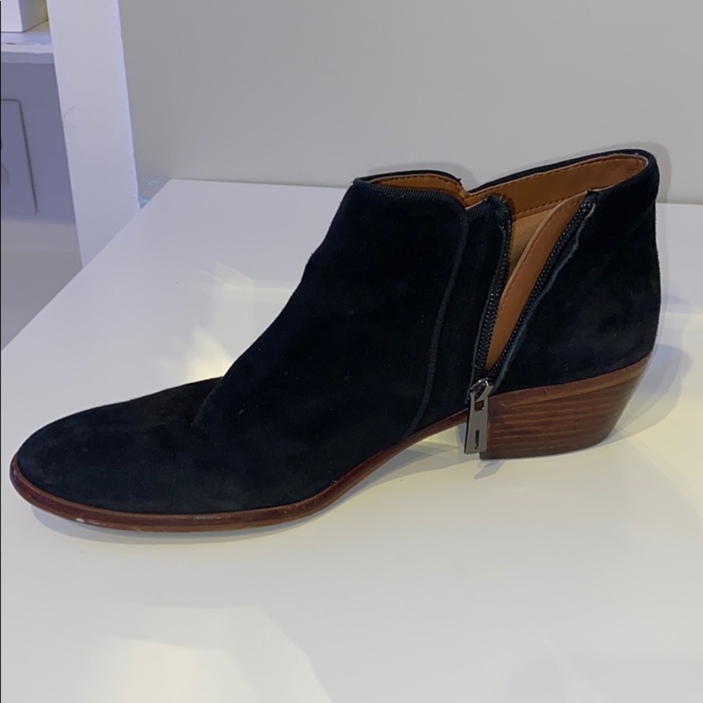 Black Suade Sam Edelman Booties